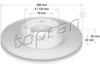 TOPRAN 500 563 Brake Disc